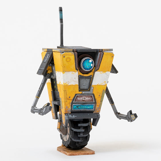 Borderlands Claptrap 3D Wood Model Kit with Poster - DIY Wooden Puzzle for Gaming Fans - Perfect for Home Decor, Gaming Room Display & Collector's Item