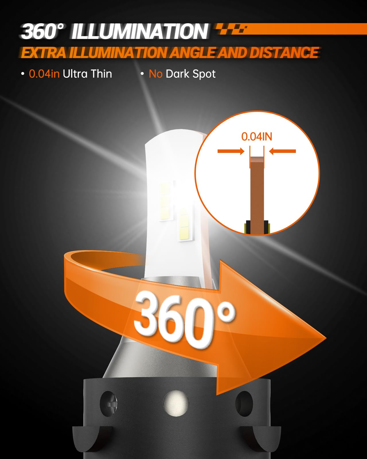 SEALIGHT H13/9008 LED Bulbs 28000LM Super Bright - 6000K Cool White Dual Beam Headlight Bulbs for Powersports, Fog Lights - Plug-N-Play Installation in 5 Minutes (Pack of 2) - Perfect for Off-Roading, Night Driving & Motorcycle Upgrades