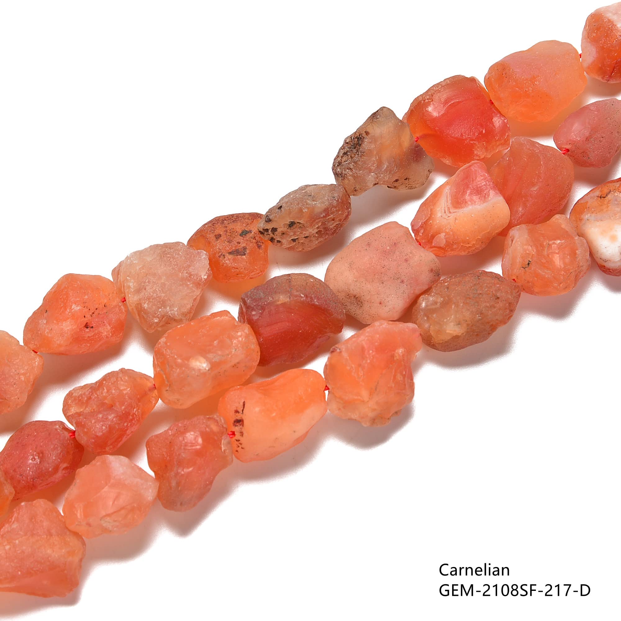 JM Design Natural Eudialyte Rough Nugget Beads 15-20mm (15.5