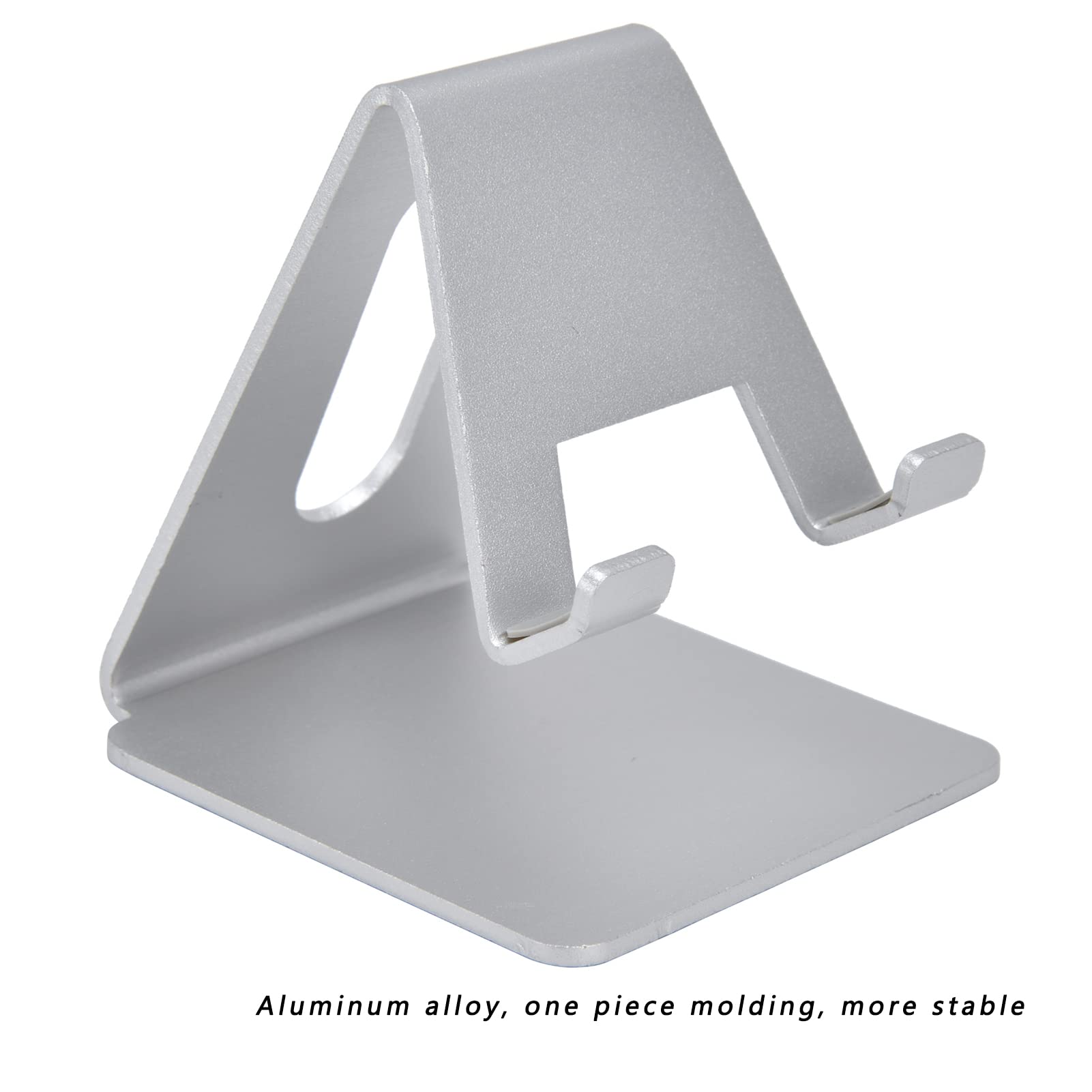 Adjustable Phone Stand Holder, Universal Aluminum Alloy Tablet Stand for iPhone, iPad, Samsung - Perfect for Desk, Bedside Table, Office & Home Use