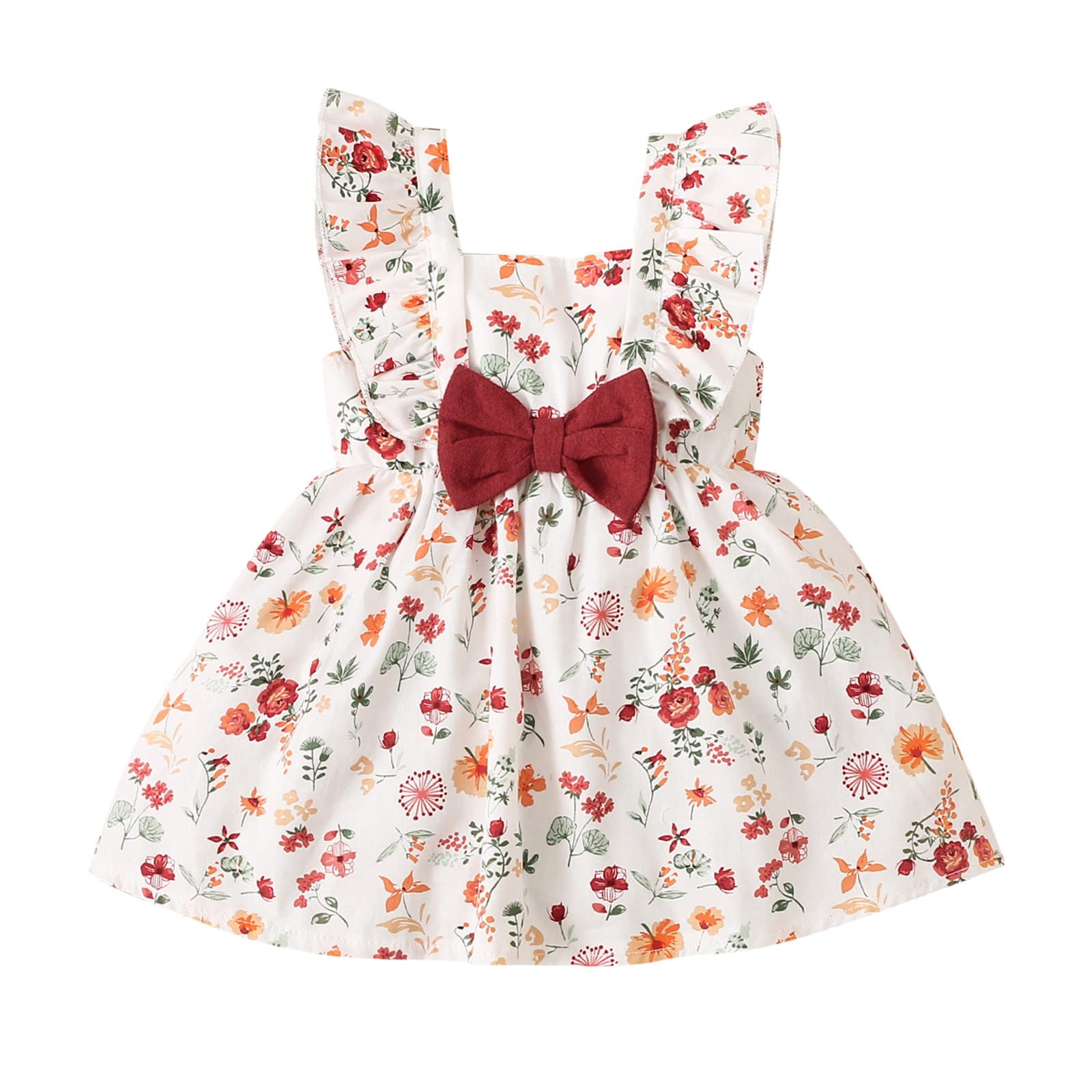 Toddler Baby Girl Dresses - Sleeveless Jean Tutu Skirts for Girls | Beach Holiday & Summer Outfits | Perfect for Birthday Parties, Photo Shoots & Outdoor Play