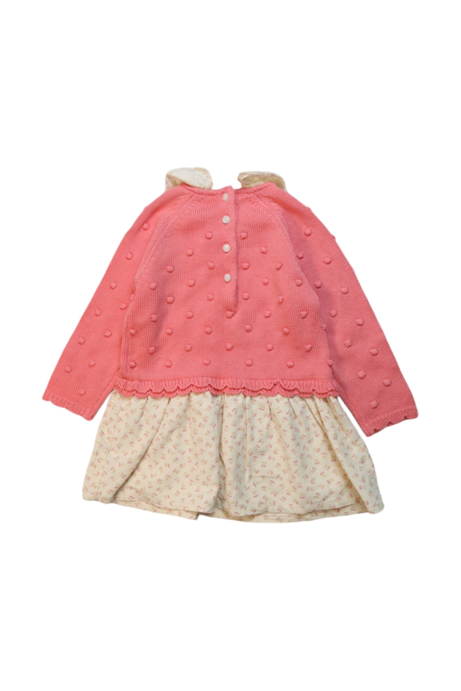 Absorba Long Sleeve Baby Dress for Girls & Boys 18-24 Months - Soft Cotton Comfort Wear for Playdates, Parties & Family Photos