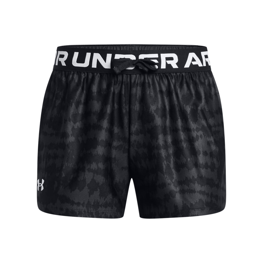 Under Armour Girls' Youth Play Up Printed Shorts - Lightweight, Breathable & Comfortable for Running, Training & Sports Activities