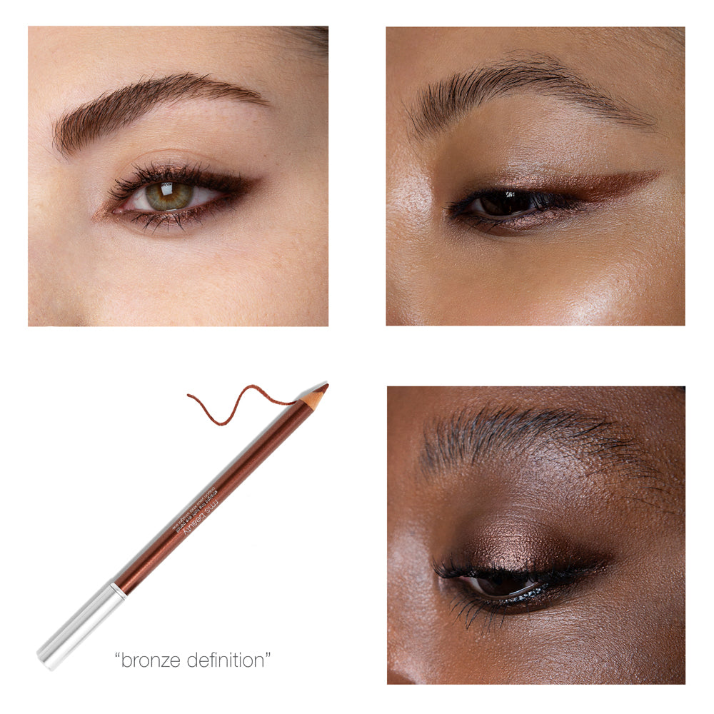 Waterproof Straight Line Kohl Eyeliner Pencil - Long Lasting Smudge Proof Eye Makeup for Dramatic Looks | Perfect for Parties, Weddings & Everyday Wear