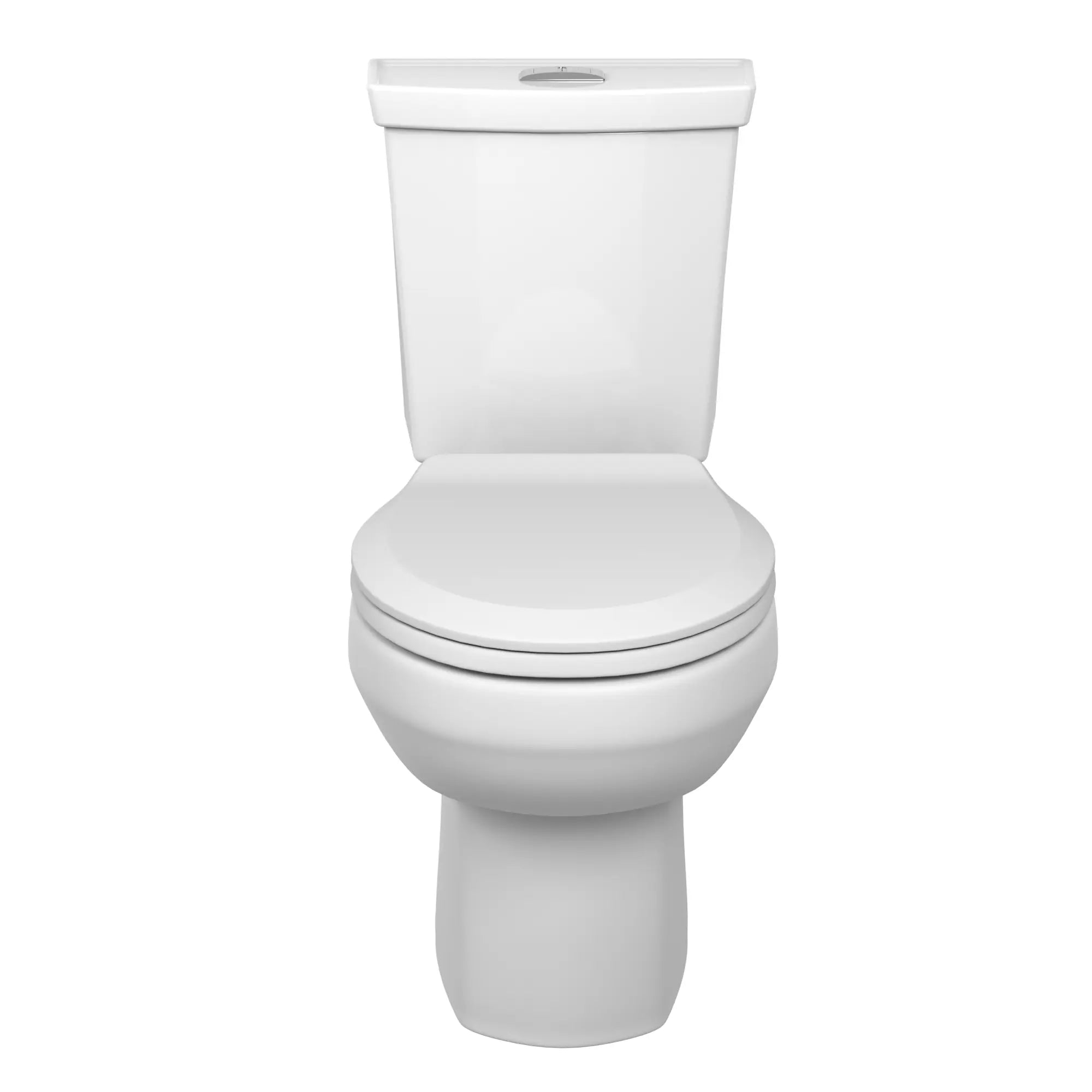 H2Option® Dual Flush Toilet - 1.28/0.92 GPF (4.8/3.5 LPF) Standard Height Round Front Toilet with Seat & Wax Ring - Water Saving Bathroom Solution for Homes & Offices