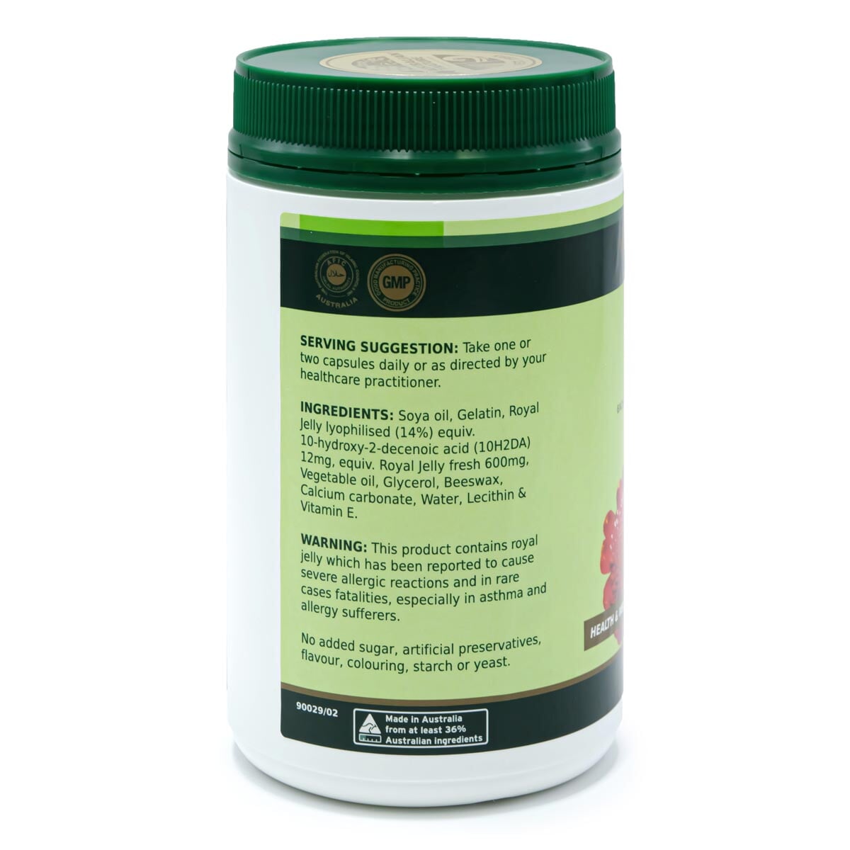 Australian By Nature Royal Jelly 365 Capsules - Premium Bee Supplement for Immune Support & Energy Boost | Daily Wellness, Anti-Aging & Vitality Enhancement