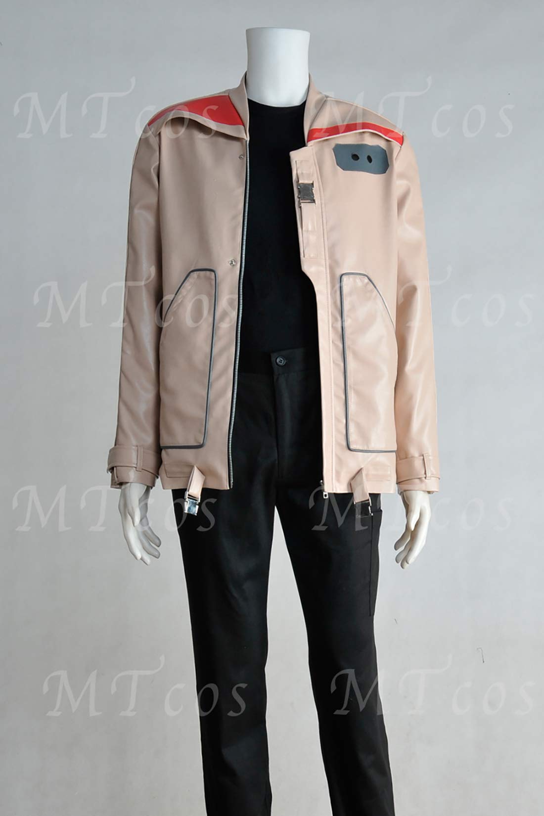 Finn Cosplay Costume for Men - The Force Awakens Leather Jacket Full Set | Star Wars Movie Costume, Halloween Cosplay Outfit, Comic-Con Costume Party
