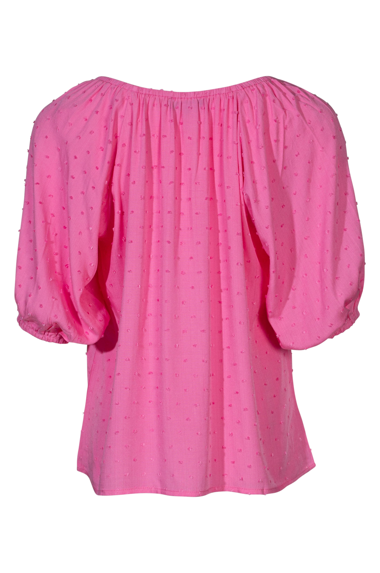 Stretchy Scoop Neck T-Shirt for Women - Soft Pink (6131A1) | Casual Everyday Wear & Layering Essential