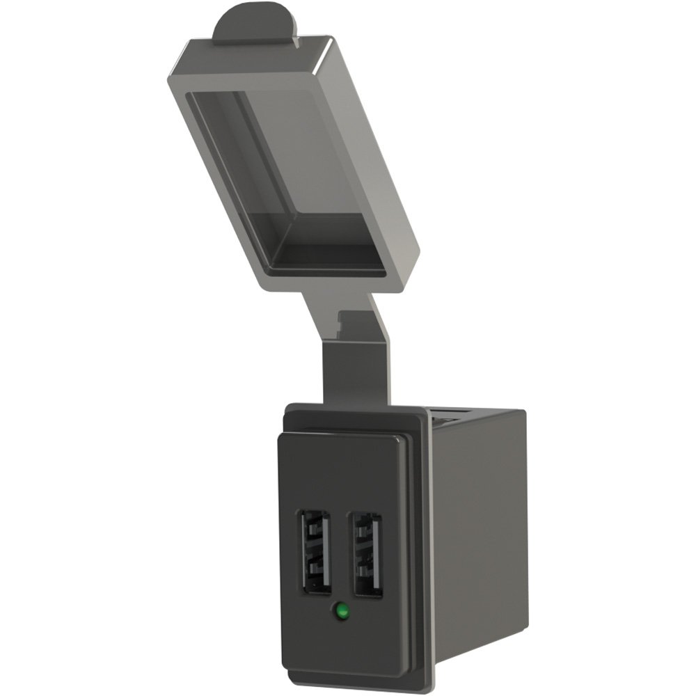 Premium Dual USB Car Charger 24V - Fast Charging for Boats, RVs & Trucks - Waterproof & Durable for Marine & Outdoor Use