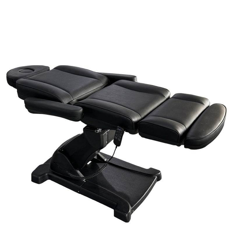 Greenlife® Electric Massage Chair Bed with 4 Motors, Swivel & Lounge Function - All Black, White or Mixed Colors (10794X) - Perfect for Home Relaxation, Spa & Therapy Sessions
