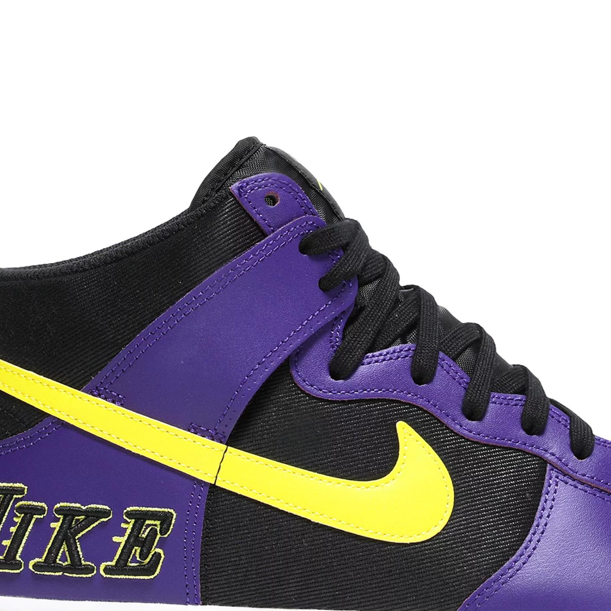 Nike Dunk High 'EMB Lakers' Basketball Shoes - Men's Retro Sneakers for Streetwear & Casual Style | Perfect for Basketball Games, Sneaker Collecting & Urban Fashion