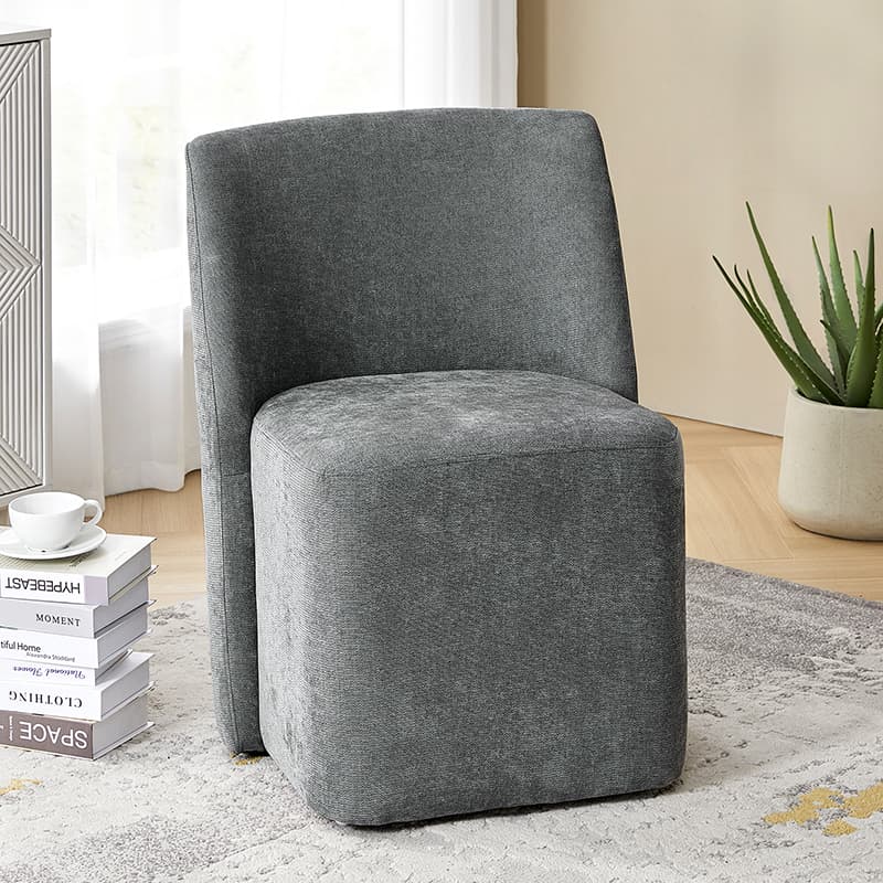 Yale Modern Curved Backrest Dining Chair - Adjustable & Versatile for Kitchen, Dining Room, Office (Set of 2, 4 or 6) - Comfortable Seating for Home & Restaurant Use