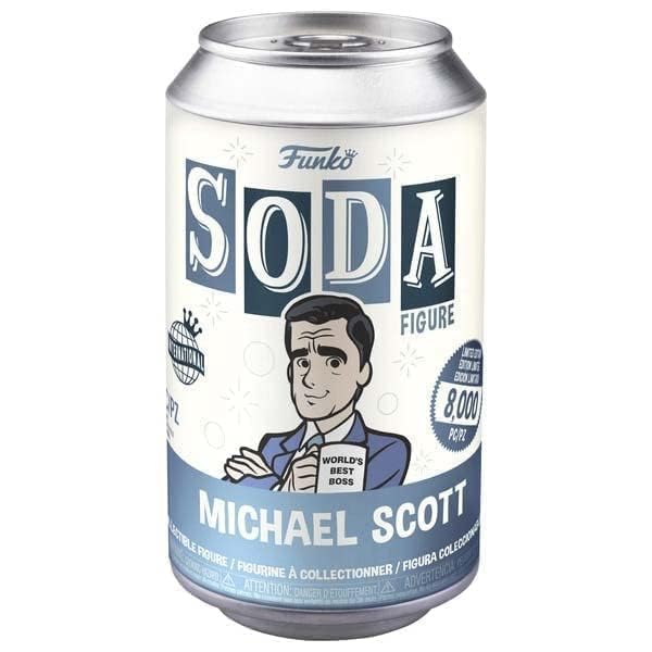 Funko Soda Vinyl Figure - The Office Michael Scott Best Boss Collectible (Styles May Vary) - Perfect for Office Decor, Pop Culture Gifts & TV Show Merchandise Collections