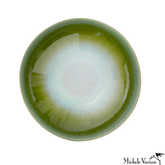 Stylish Ceramic Poke Bowl in Cactus Green - Perfect for Healthy Buddha Bowls, Sushi & Acai Bowls | Microwave & Dishwasher Safe