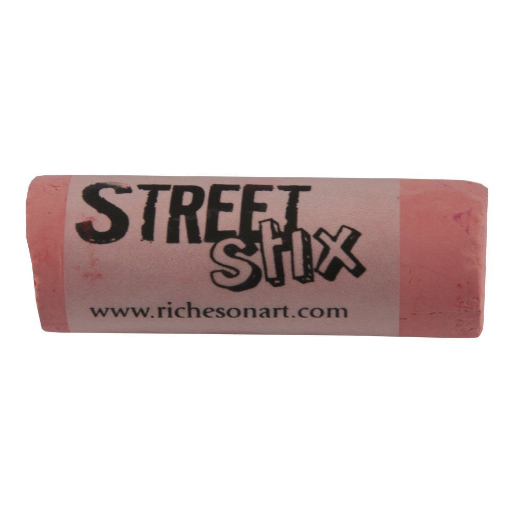 Street Stix Pavement Pastels - Vibrant Red 075 Chalk for Sidewalk Art, Kids Outdoor Activities & Festive Decorations