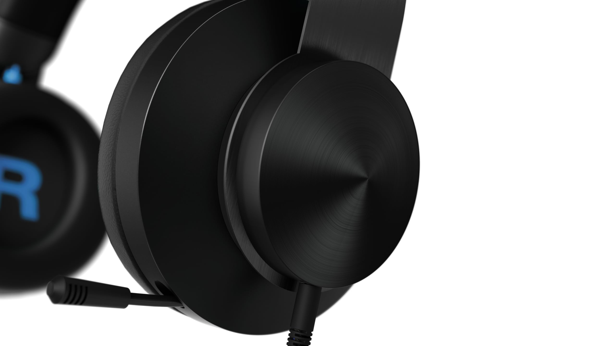 Lenovo Legion H300 Stereo Gaming Headset with Noise-Cancelling Mic - Memory Foam & PU Leather Earcups, Adjustable Steel Headband - Compatible with PC, PS4, Xbox One, Nintendo Switch & Mac (Black) - Perfect for Competitive Gaming, Streaming & Long Sessions