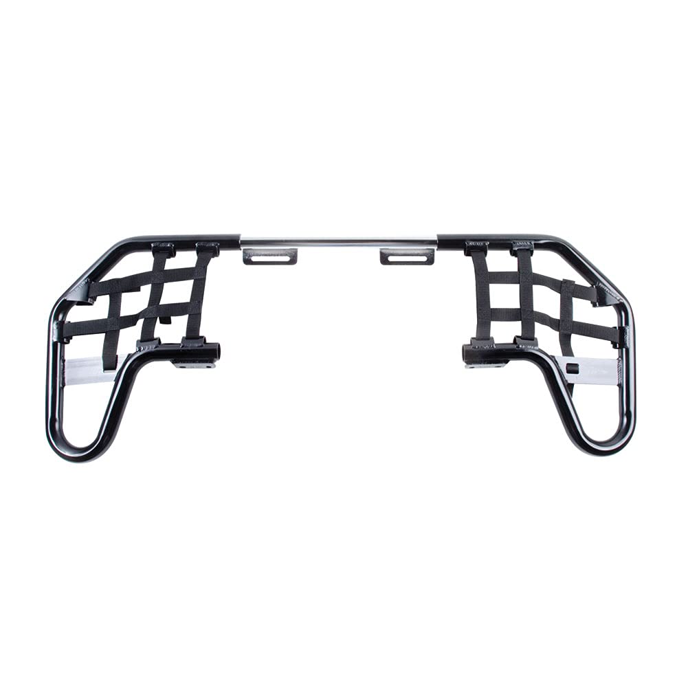 Tusk Comp Series Black Nerf Bars with Black Webbing - Heavy Duty Off-Road Protection for ATV, UTV & Dirt Bikes - Perfect for Trail Riding, Mudding & Rocky Terrain Adventures