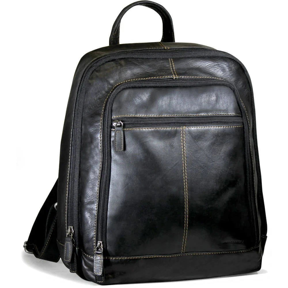 Jack Georges Voyager Professional Laptop Backpack for Men & Women - Durable Water-Resistant Travel & Business Backpack with USB Charging Port - Perfect for Work, Commute & Outdoor Adventures