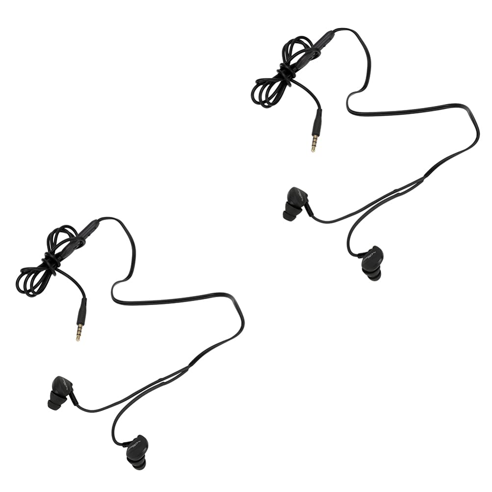 ARTIBETTER 2pcs Wired Sports Earbuds with Mic - Sweatproof for Gym & Workout