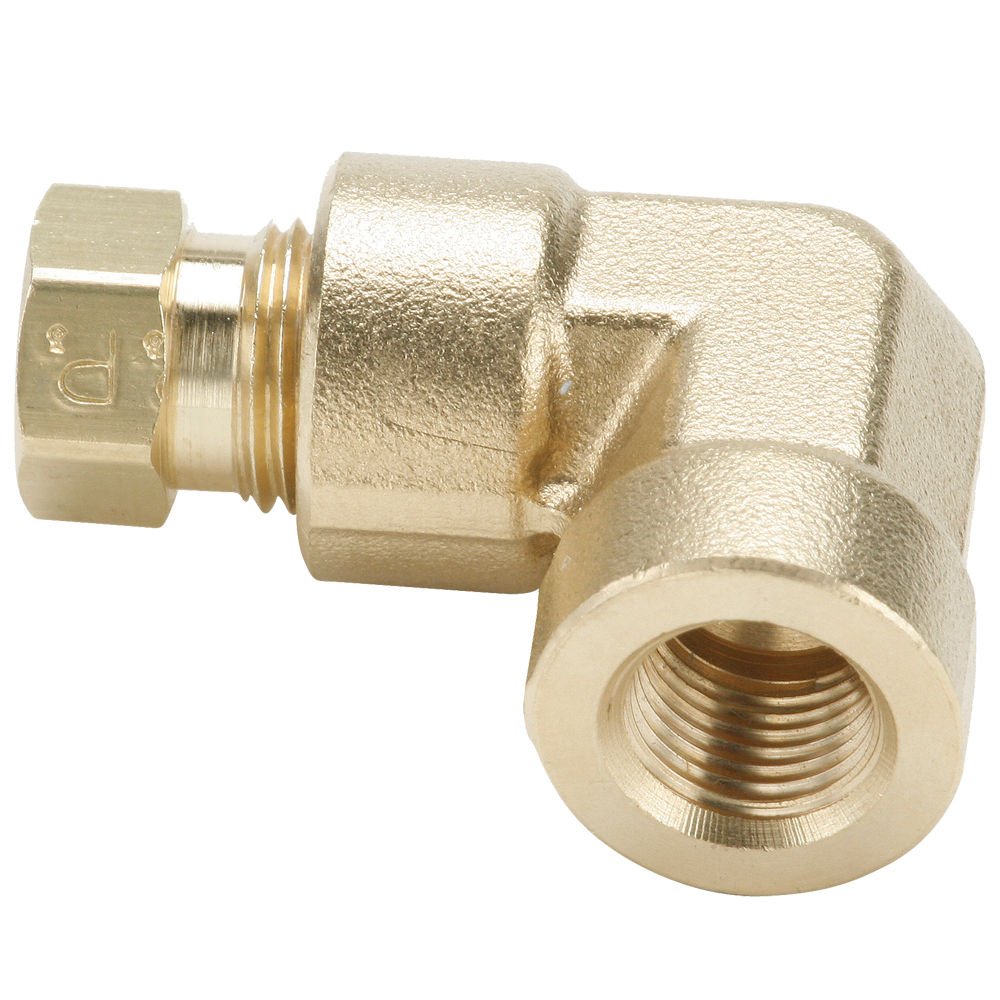 Parker 170HD-2-2-pk10 Brass Flareless Tube Fitting - High Duty 1/8