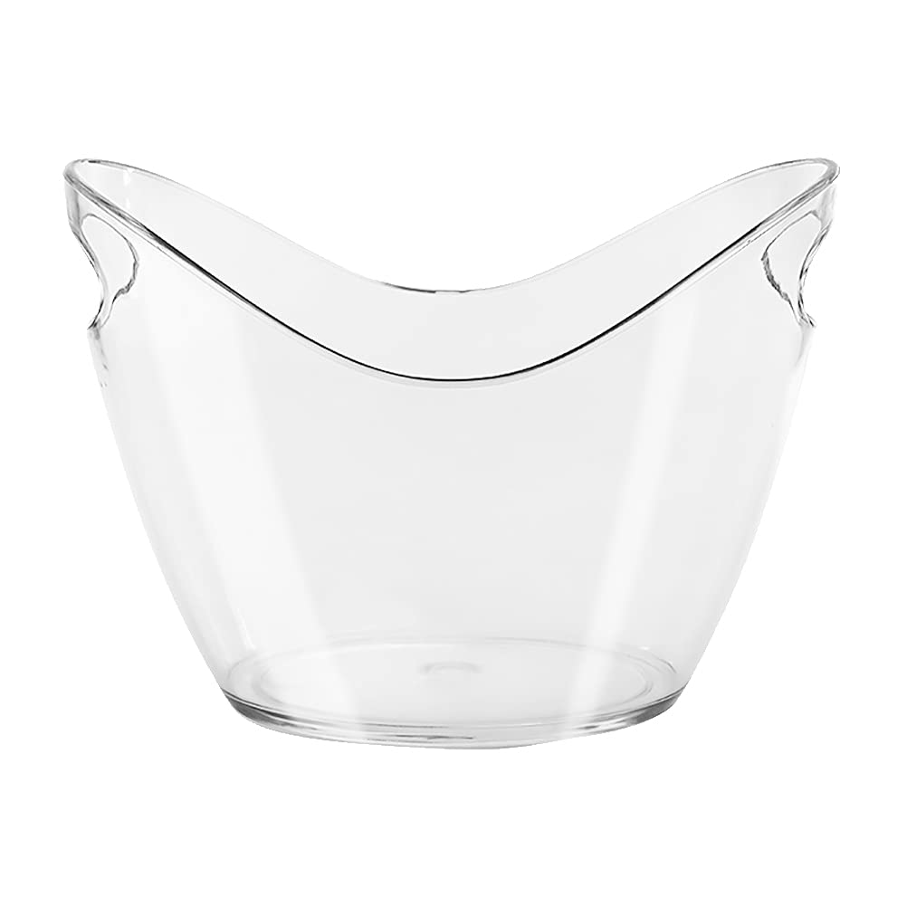 BESPORTBLE 1pc Clear Ice Cube Storage Bucket - Beer & Wine Chiller, Bar Accessories, Home Decor - Perfect for Parties, Cocktails, and Beverage Serving