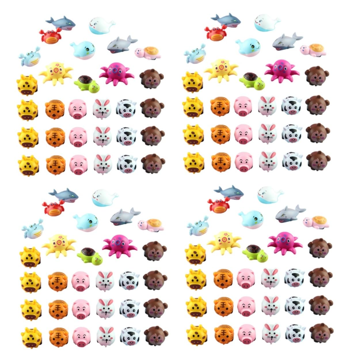 Wakauto 120 Pcs Pull Back Toy Cars - Race Vehicle Set for Kids, Plastic Friction Powered Cars for Backyard Racing & Indoor Play - Perfect for Birthday Gifts, Party Favors & STEM Learning Toys
