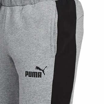 PUMA Men's Jogger Pants - Light Gray Athletic Sweatpants Size Small | Comfortable Workout & Lounge Pants for Running, Gym & Casual Wear
