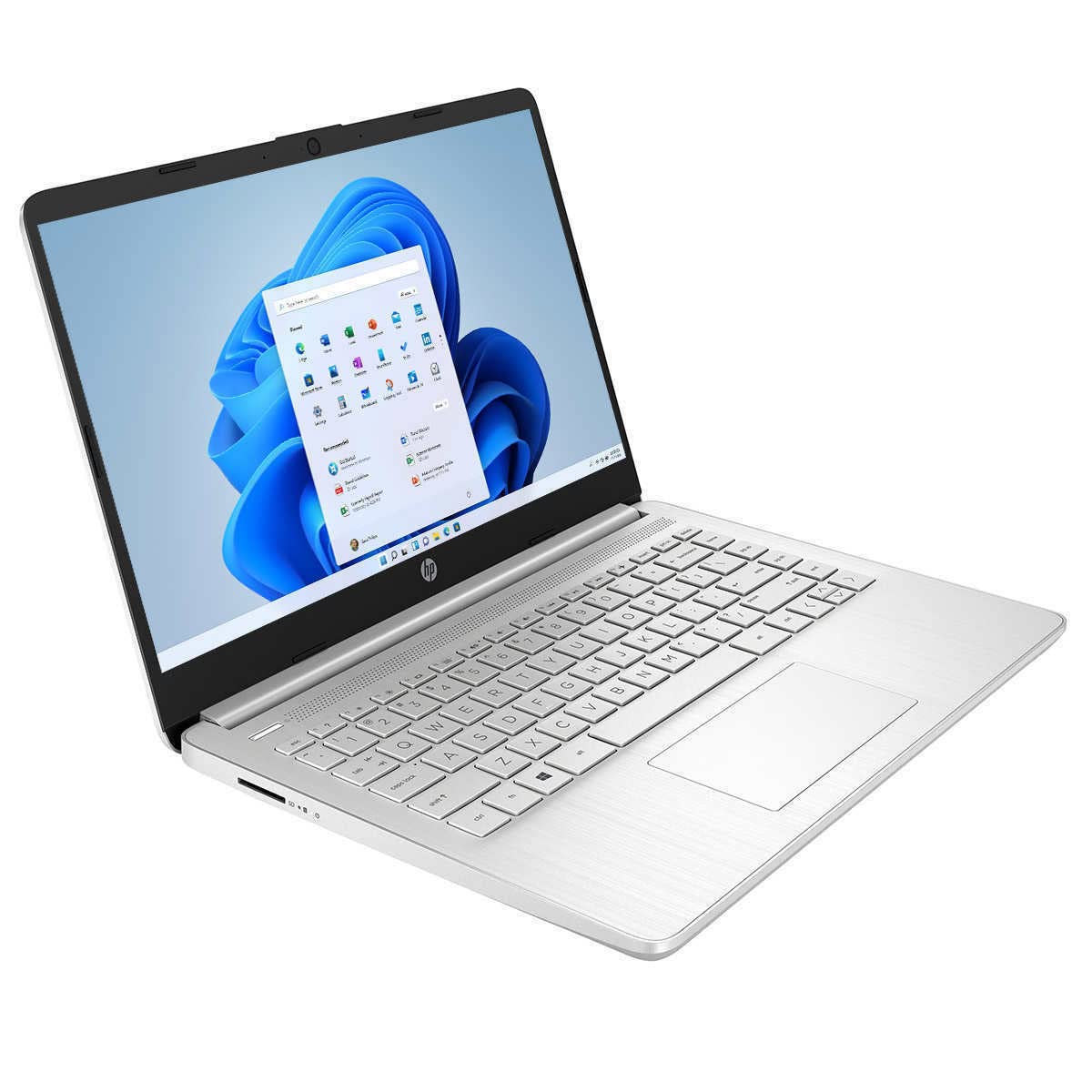 HP 14-dq2053cl 14-inch Full HD Laptop - Intel Core i3-1125G4 Processor, 8GB RAM, 256GB SSD, Windows 11 Home - Lightweight Notebook for Work, School & Travel (Natural Silver)