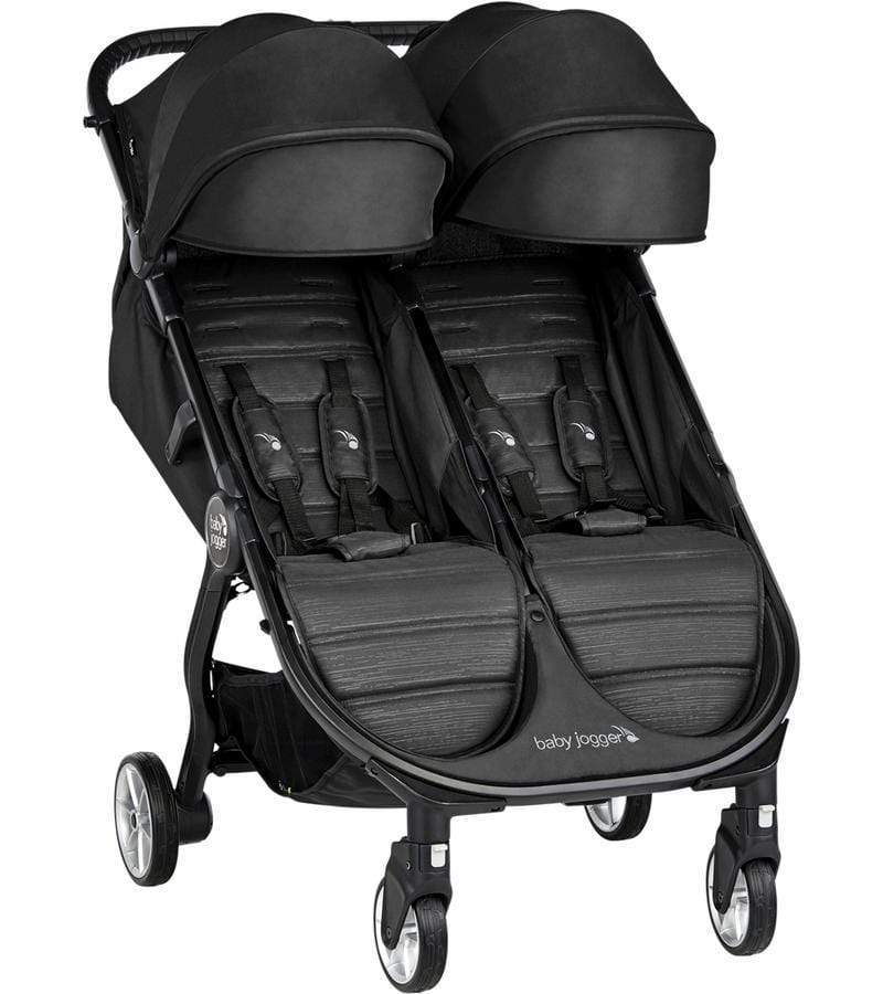 Baby Jogger City Tour2 Double Stroller - Lightweight Compact Side-by-Side Tandem for Twins & Siblings | Perfect for Urban Walking, Shopping & Traveling