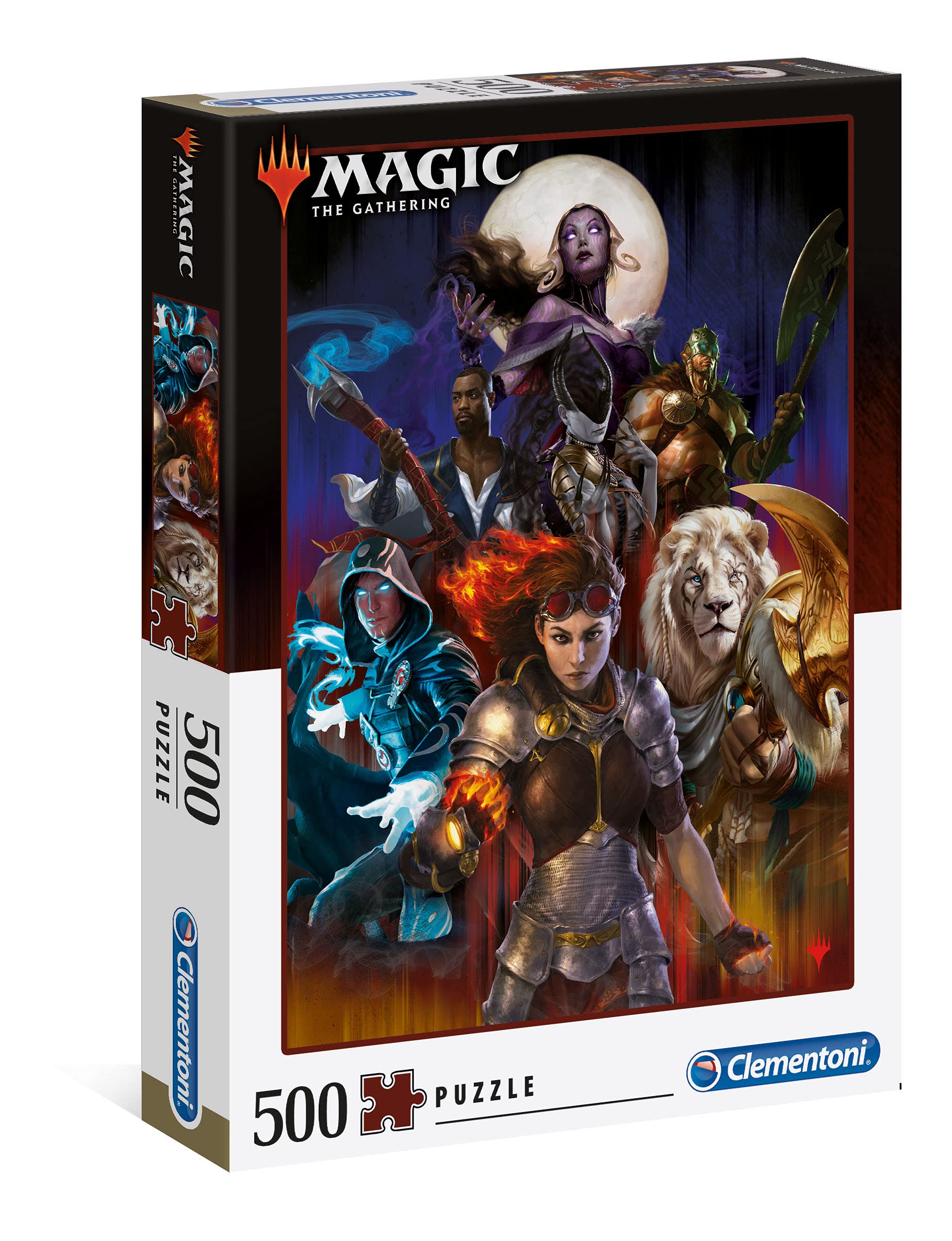 Clementoni 500-Piece Magic The Gathering Jigsaw Puzzle for Adults | Premium Italian-Made Collectible Puzzle | Perfect for Game Lovers & Home Decor