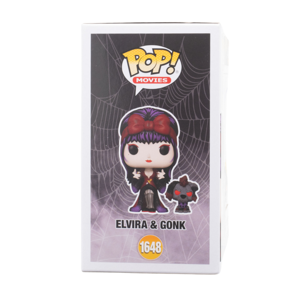 Elvira Signed Pop Vinyl Figure - Elvira with Gonk (Moonlight) 1648 - 7BAP Exclusive Chase Edition - Perfect for Horror Collectors & Pop Culture Displays