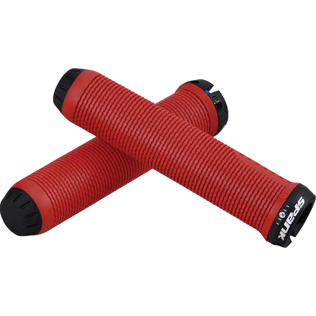Spank Spike Grip 30 - Premium Bike Handlebar Grips for Mountain & Road Bikes - Non-Slip Comfortable Cycling Accessories for Men Women - Perfect for Trail Riding, Commuting & Urban Cycling