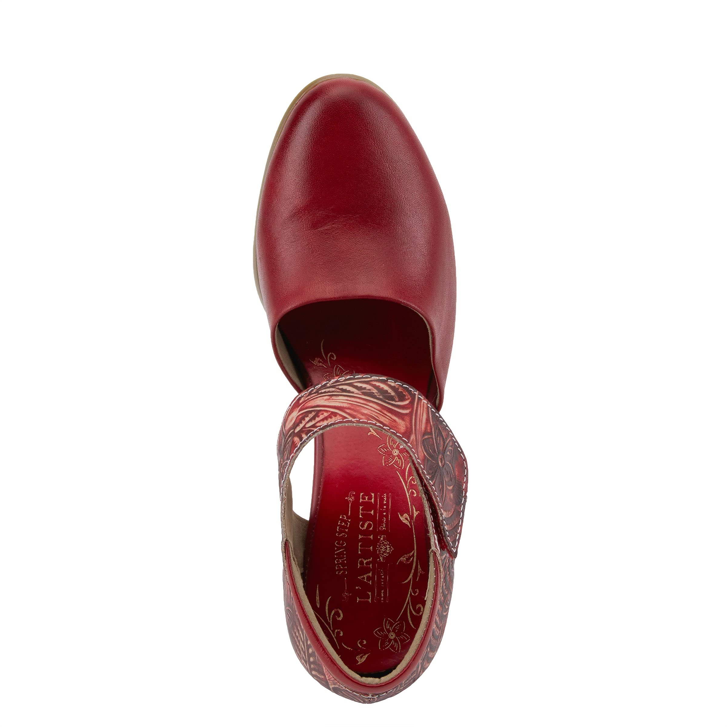 Spring Step L'Artiste Women's Comfortable Toolie Pump - Stylish Low Heel Dress Shoes for Work, Office & Special Occasions