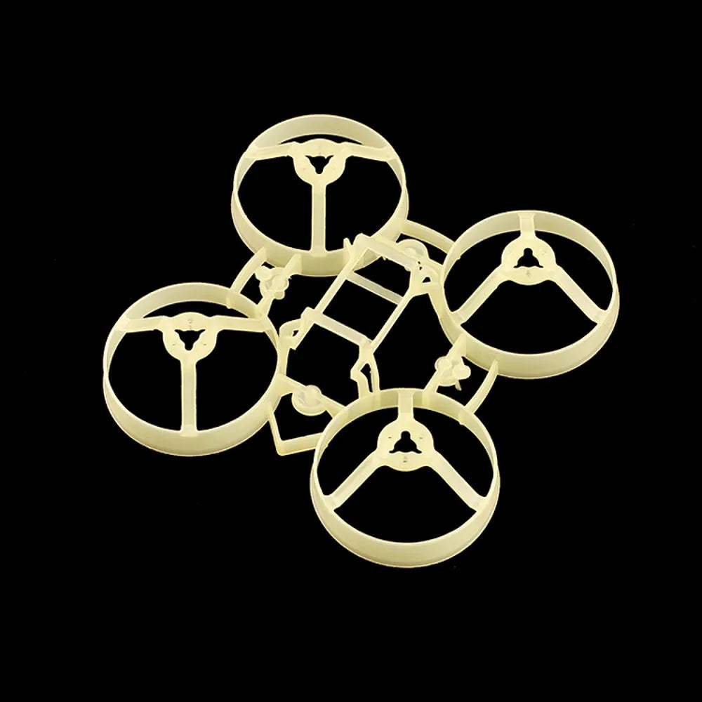 2PCS HappyModel BWhoop65 65mm Brushless Tiny Whoop Frame Kit for Micro FPV Racing Drone - Lightweight Durable FPV Quadcopter Parts for Indoor Racing and Freestyle Flying