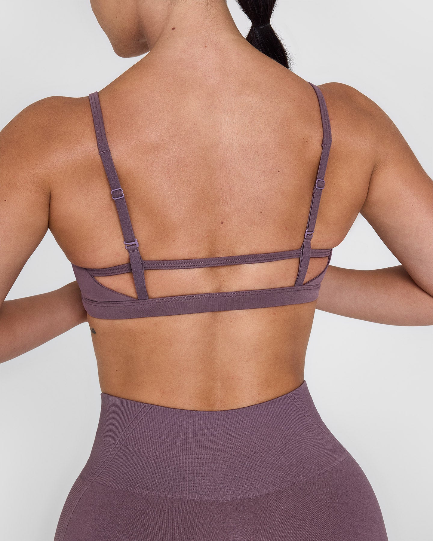 Timeless Strappy Bralette - Vintage Purple Lace Underwire Bra for Women | Comfortable Everyday Wear, Layering & Special Occasions