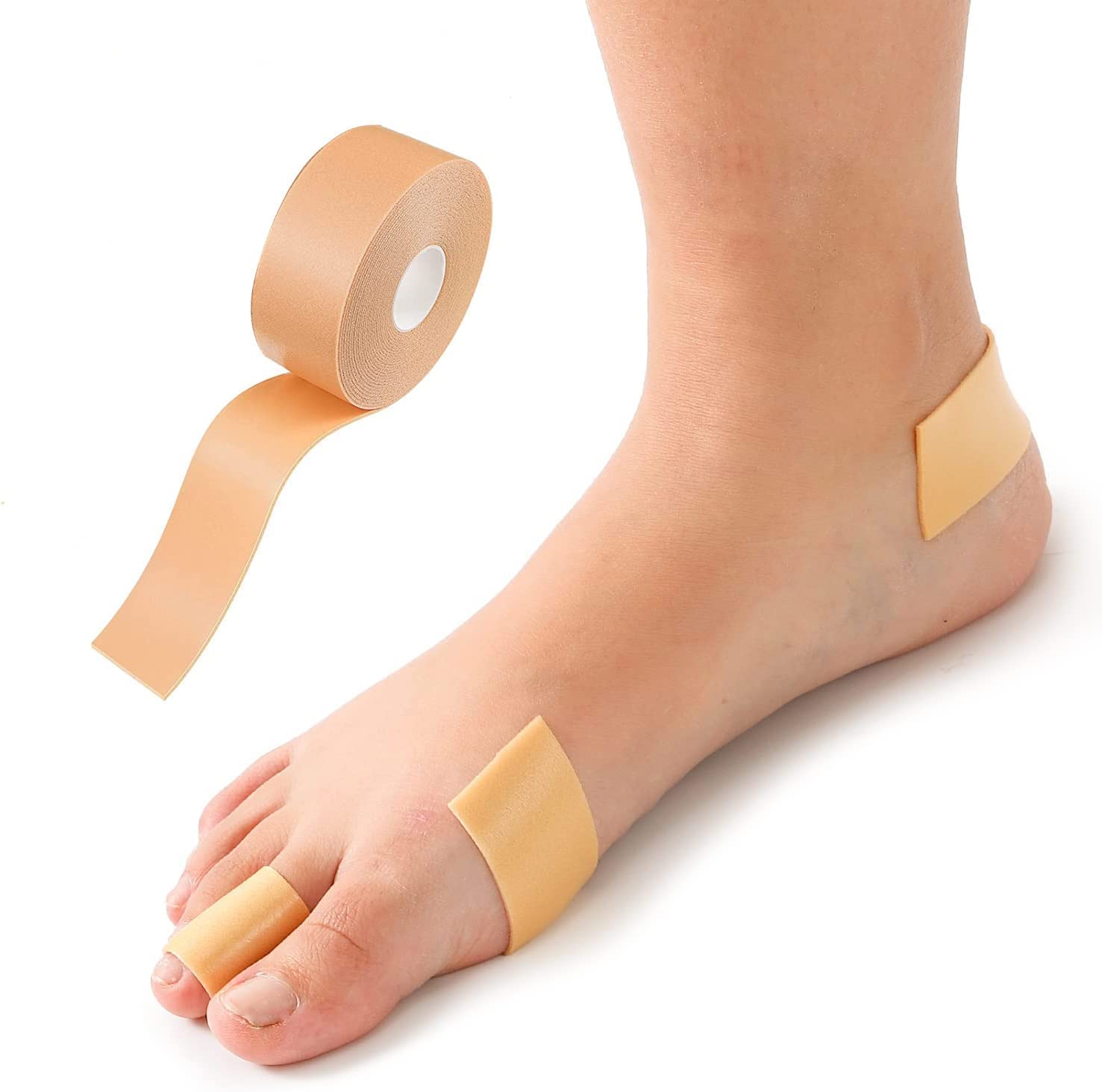 SPECULO Waterproof Heel Grip Tape - Anti Slip Foot Protector, Adhesive Cushion Insole for Shoes, Skin Tape Bandages (1 Pack) - Perfect for Running, Hiking & Daily Comfort