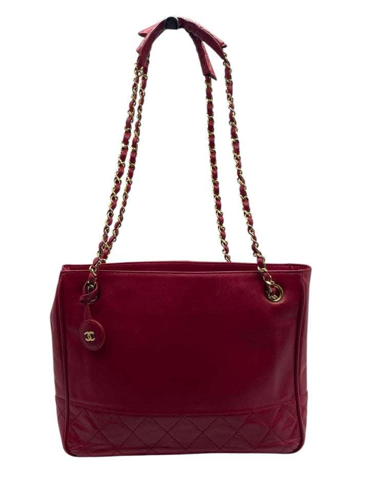 Vintage Chanel Quilted Matelasse Double Chain Shoulder Bag - Authentic Luxury Handbag for Women, Perfect for Parties, Dating & Special Occasions