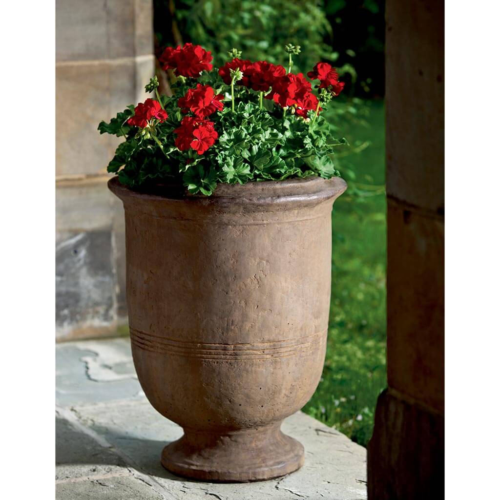 Campania International Provencal Large Urn - Elegant Outdoor Garden Planter for Flowers, Plants & Home Decor | Perfect for Patio, Porch & Landscaping