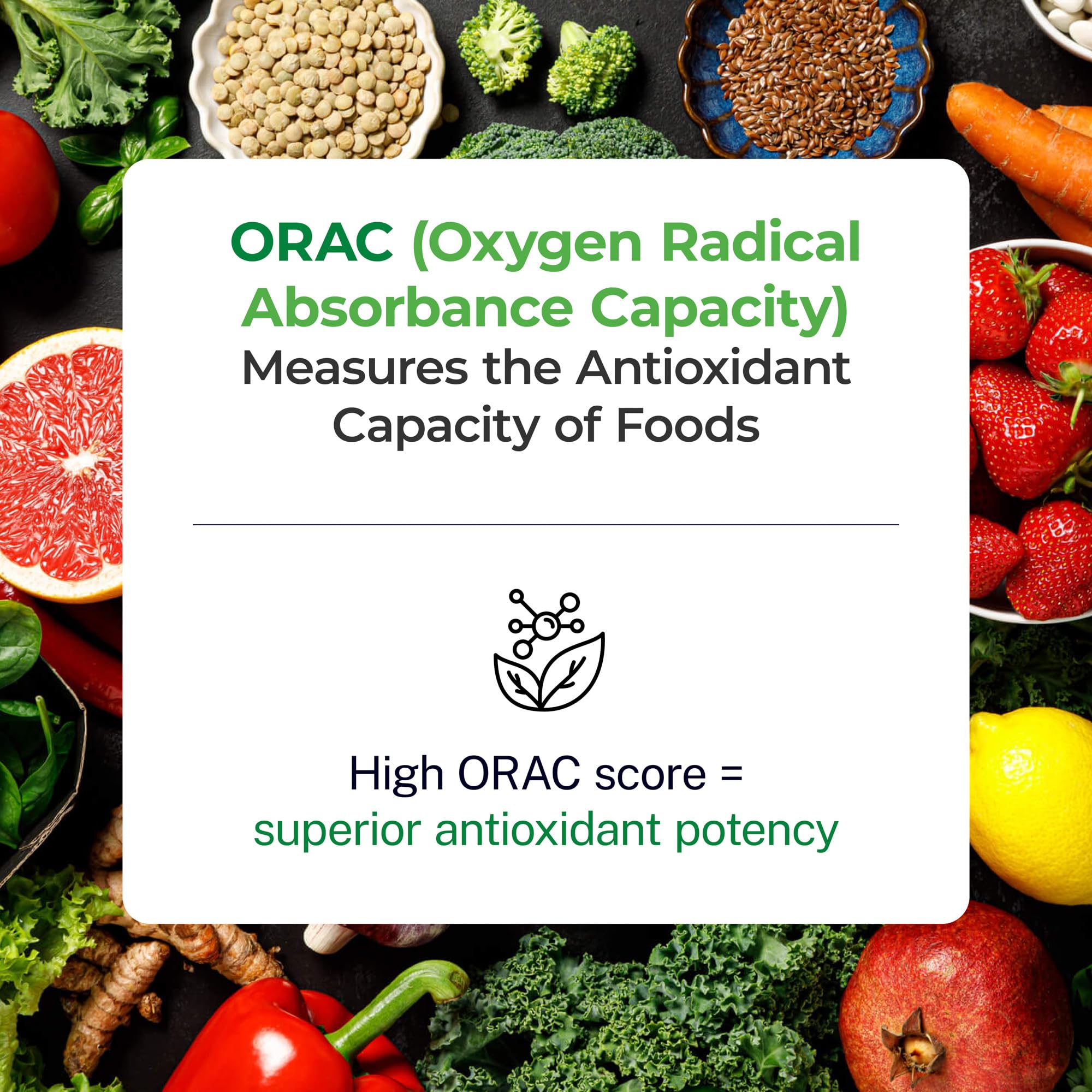 Paradise Herbs ORAC Energy Greens Powder - Superfood Antioxidant Supplement with 24 Servings of Fruits & Vegetables per Scoop, 120 Servings - Boost Energy & Immunity for Active Lifestyles
