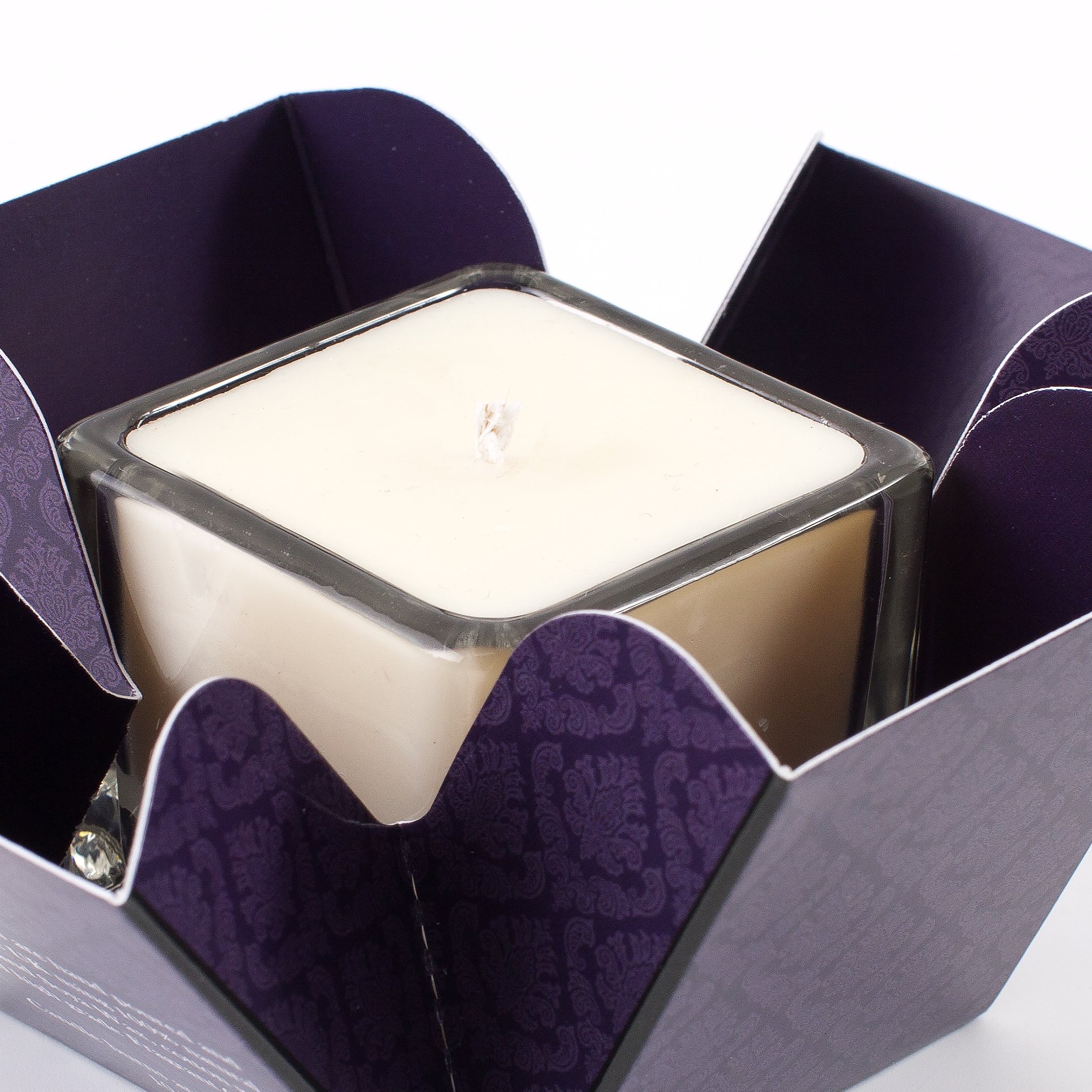 London Coffee & Cocoa Scented Candle - 8cl Small Aromatherapy Candle for Home, Kitchen, Living Room & Bathroom | Reusable Glass Jar Gift Set | Perfect for Relaxation, Meditation & Romantic Ambiance