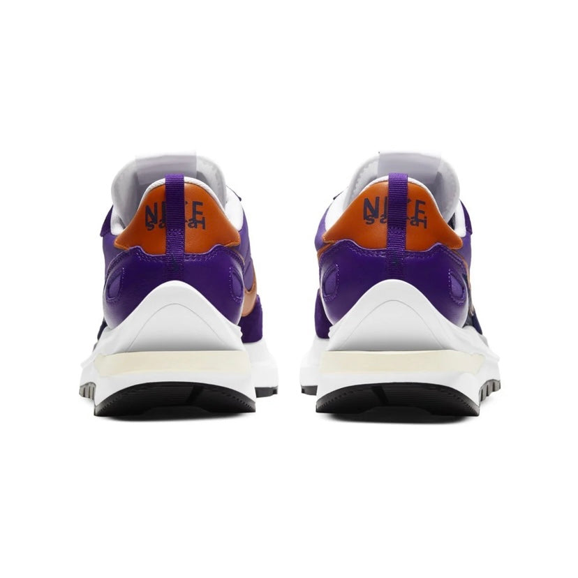 Sacai x Nike Vaporwaffle Sneakers - Dark Iris/Campfire Colorway - Limited Edition Running Shoes for Men & Women | Perfect for Streetwear, Jogging & Casual Fashion