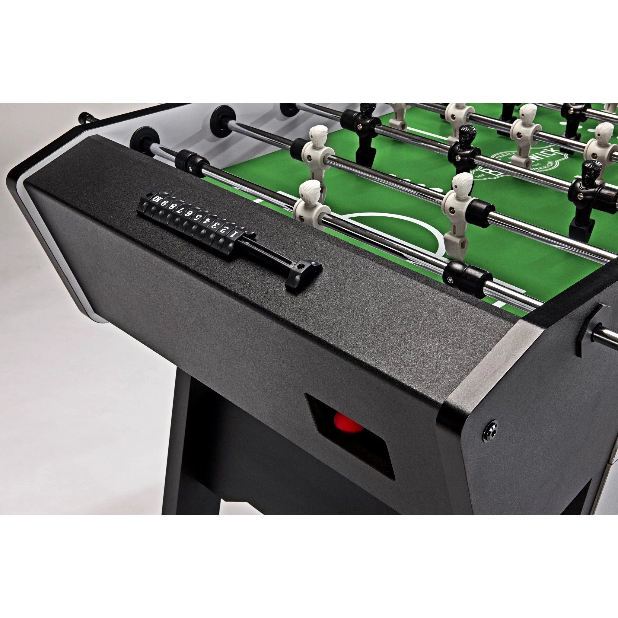 Brunswick Corner Kick Foosball Table - Professional Indoor Soccer Game for Home & Game Room - Perfect for Family Fun, Parties & Sports Enthusiasts