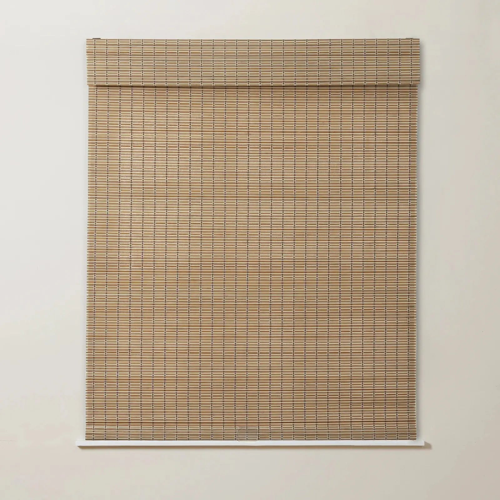 Stylish Sybil Bamboo Roman Shade in Dark Khaki - Natural Window Treatment for Living Room & Bedroom