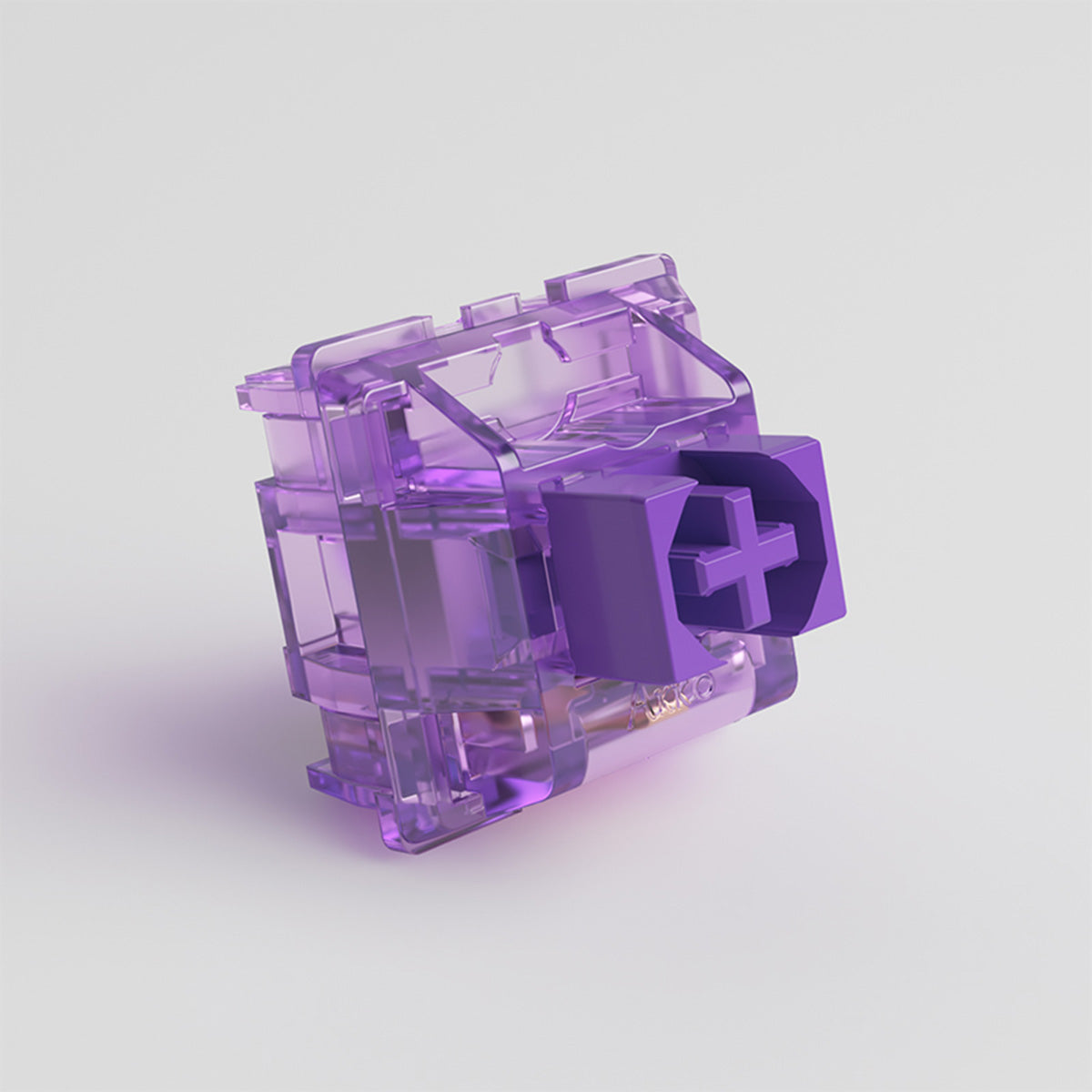 Akko CS Jelly Purple Mechanical Keyboard Switches - 45 Pack | Linear Silent Switches for Gaming & Typing | Compatible with Custom Keyboards & PC Builds | Perfect for Office Work, Gaming & Programming