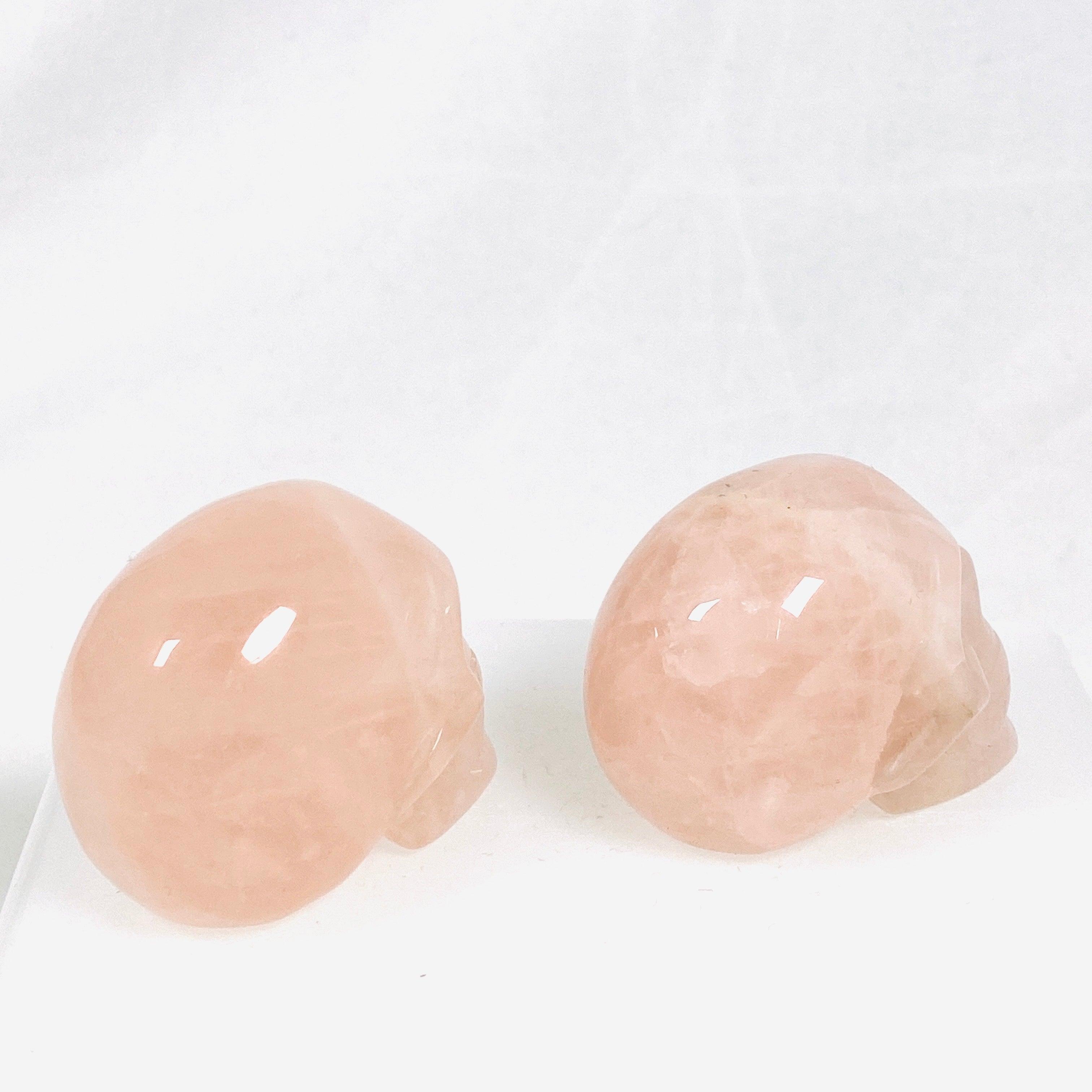 Rose Quartz Skull RQSK 01 - Natural Healing Crystal for Meditation, Stress Relief & Home Decor - Perfect for Yoga, Reiki & Spiritual Gifts
