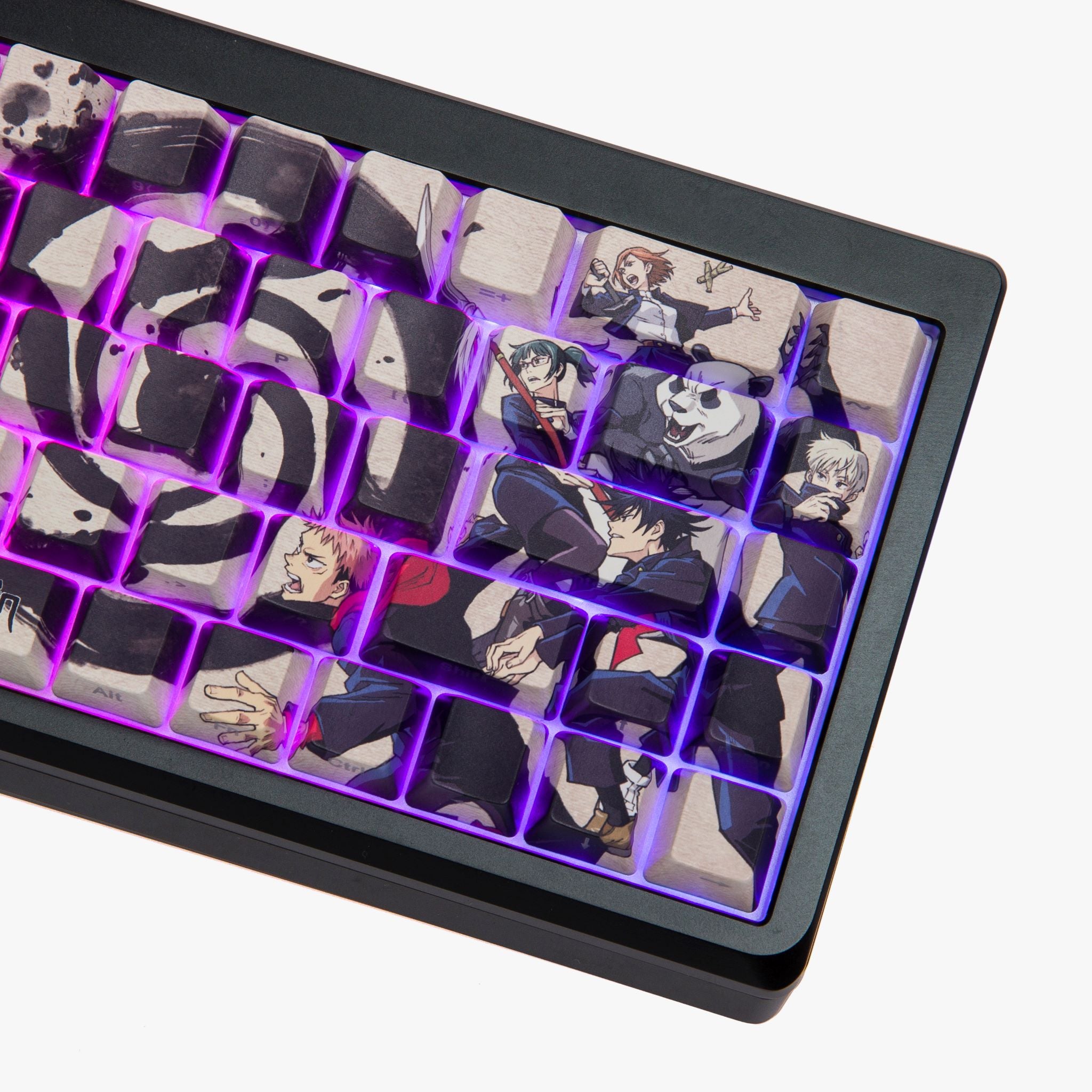 JJK x HG Summit 65 Mechanical Keyboard - 65% Compact Layout, Hot-Swappable Switches, RGB Backlit for Gaming & Typing | Perfect for School, Office & Home Workspace