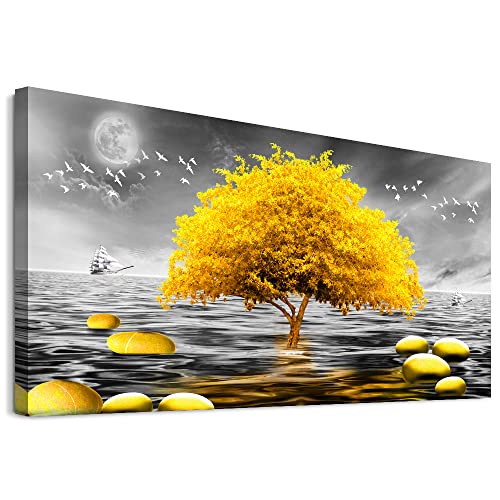 Yellow Tree Painting