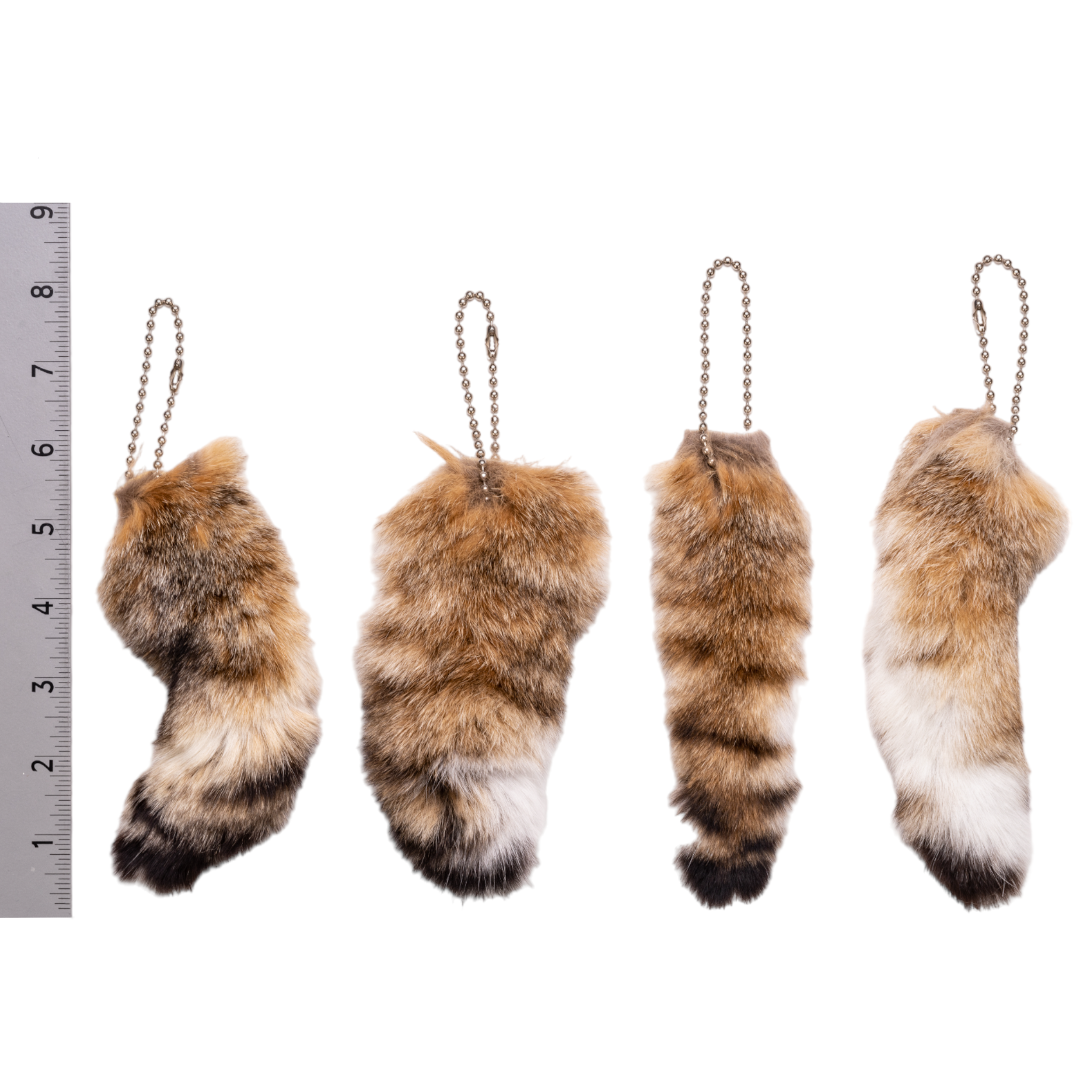 Authentic Lynx Tail Pendant on Ball Chain Necklace - Unique Bohemian Jewelry for Women & Men | Perfect for Festival, Cosplay, and Gothic Fashion Accessories
