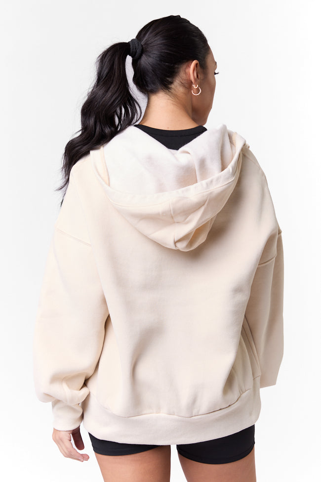 Stop and Go Stone Oversized Hooded Pullover Sweatshirt for Men & Women - Cozy Winter Loungewear, Casual Streetwear, and Outdoor Activities - FINAL SALE
