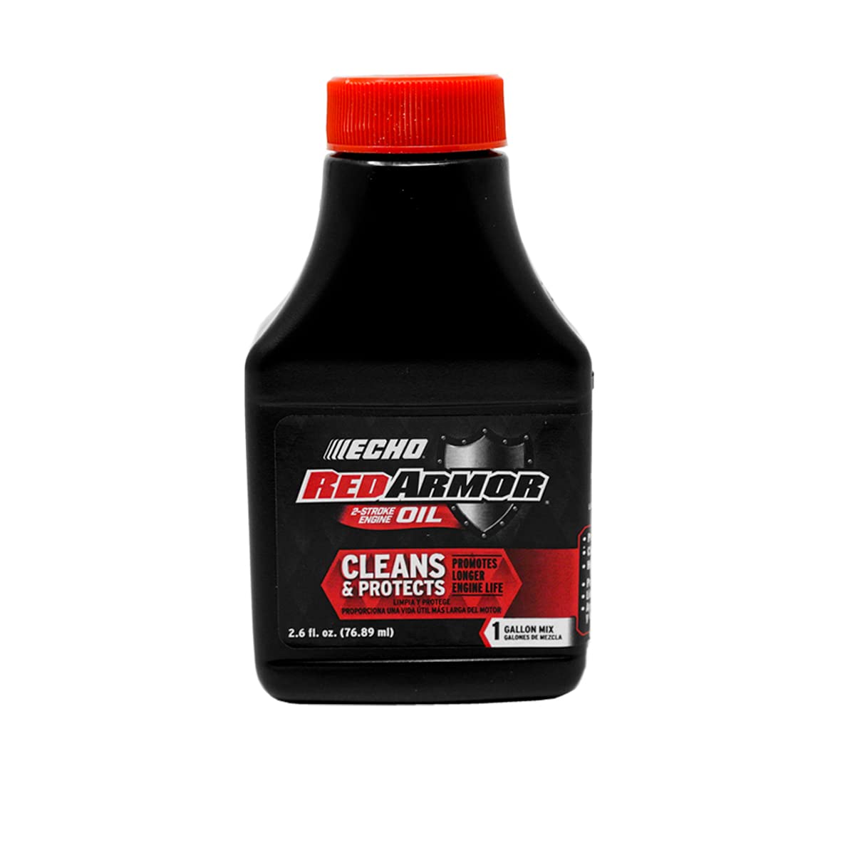 Genuine OEM ECHO Red Armor 2-Cycle Oil Mix (1 Gallon + 2.6oz) - 6550001 - Ideal for Chainsaws, Trimmers & Outdoor Power Equipment